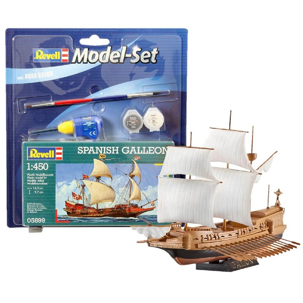 Revell 1:450 Spanish Galleon Ship Model Set (Plastic) New in Box